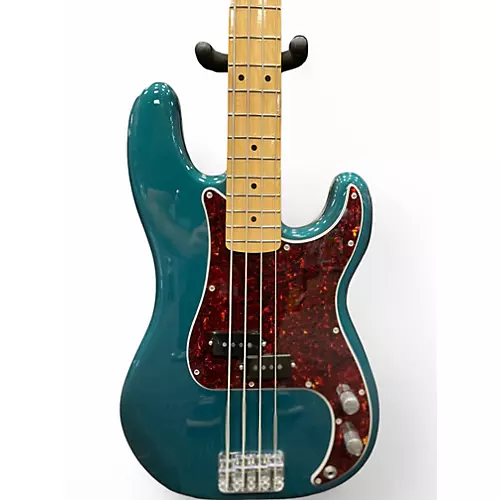 Used Fender Standard Precision Bass Ocean Turquoise Electric Bass Guitar Ocean Turquoise