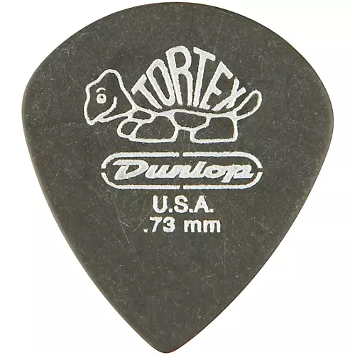 Dunlop Tortex Pitch Black Jazz Guitar Picks 1 Dozen 1.5 mm 12 Pack
