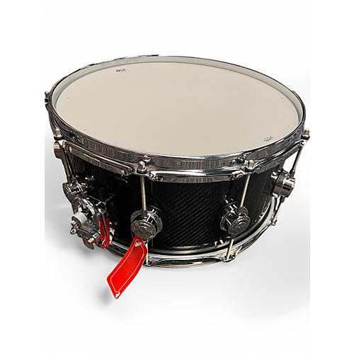 Used DW 6.5X14 Collector's Series Snare Carbon Fiber Drum Carbon Fiber 15