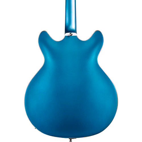 Guild Starfire I Bass Semi-Hollow Short Scale Double-Cut Electric Bass Guitar Pelham Blue