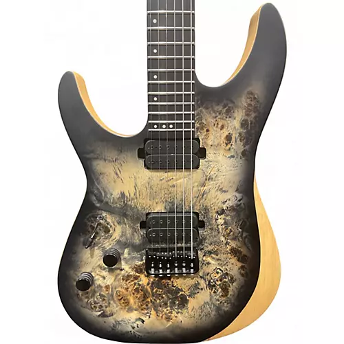 Used Schecter Guitar Research Reaper 6 Left Handed Charcoal Electric Guitar Charcoal