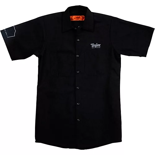 Taylor Crown Logo Work Shirt X Large Black