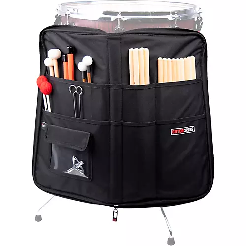Gator Deluxe Faux Leather Drum Stick Bag Black