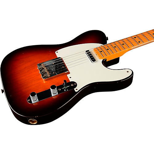 Fender Custom Shop '58 Telecaster Journeyman Relic Electric Guitar Aged HLE Gold