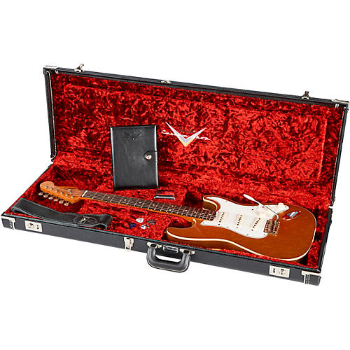 Fender Custom Shop Limited-Edition Double-Bound Stratocaster Journeyman Relic Electric Guitar Aged Sherwood Green Metallic