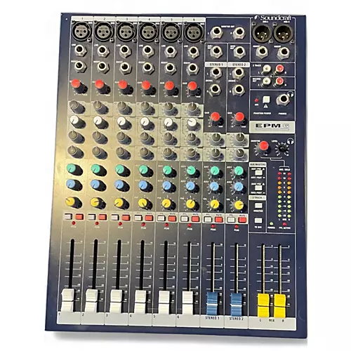 Used Soundcraft EPM6 Line Mixer