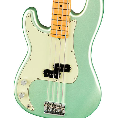 Fender American Professional II Precision Bass Maple Fingerboard Left-Handed Mystic Surf Green