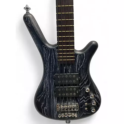 Used Warwick Corvette $$ Pro Series 5 STRING Black Onyx Electric Bass Guitar Black Onyx