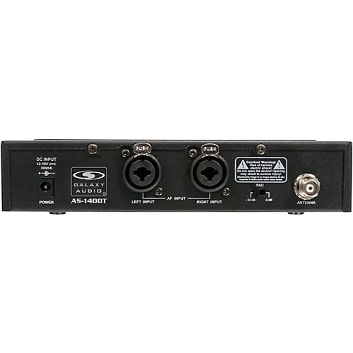 Galaxy Audio AS-1400-2 Wireless In-Ear Monitor Twin Pack System Band P