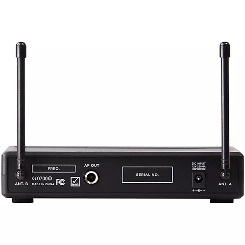 Gemini UHF-02M 2-Channel Wireless Handheld Microphone System, 517.6/521.5MHz S12