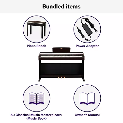 Yamaha Arius YDP-144 Digital Console Piano Rosewood