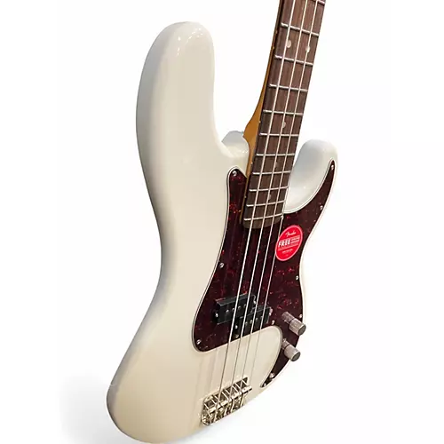 Used Squier Classic Vibe 1960S Precision Bass Olympic White Electric Bass Guitar Olympic White
