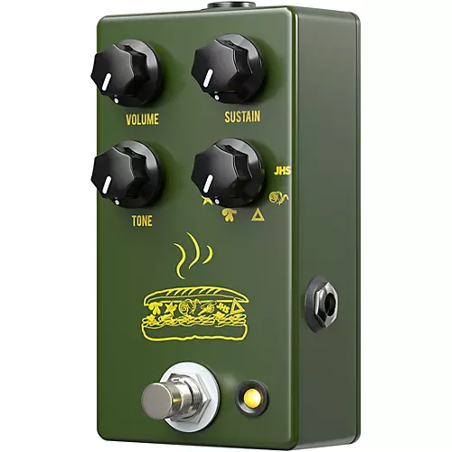 JHS Pedals Muffuletta Distortion/Fuzz Guitar Effects Pedal Army Green