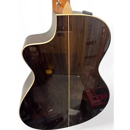 Used Taylor 812CEN Natural Classical Acoustic Electric Guitar Natural