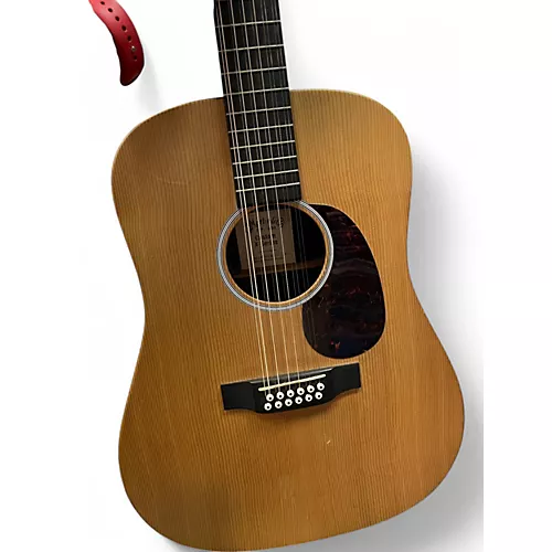 Used Martin DX2E 12 STRING Natural 12 String Acoustic Electric Guitar Natural