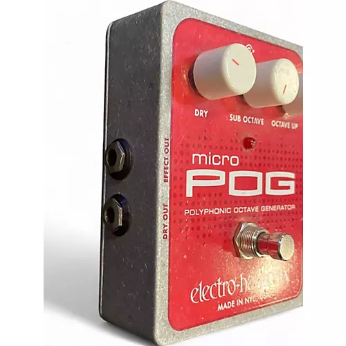 Used Electro-Harmonix Micro Pog Polyphonic Octave Generator Effect Pedal