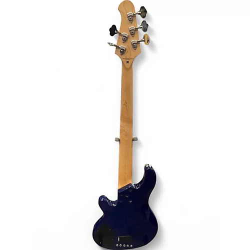 Used Lakland 55-02 Skyline Series 5 String Blue Sapphire Electric Bass Guitar Blue Sapphire