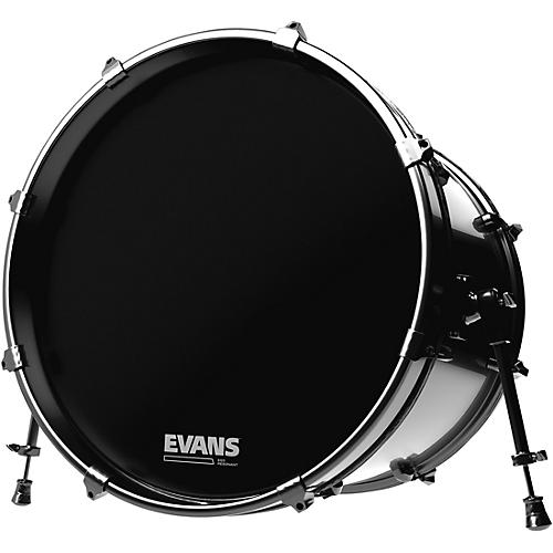 EVANS EQ3 Black Resonant Bass Drum Head 26 in.