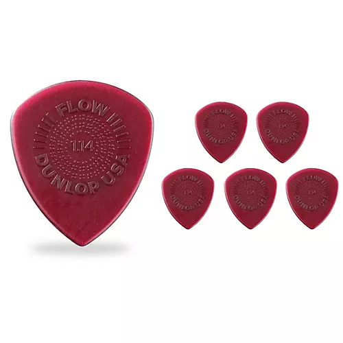 Dunlop Flow Standard Grip Guitar Picks 1.4 mm 24 Pack