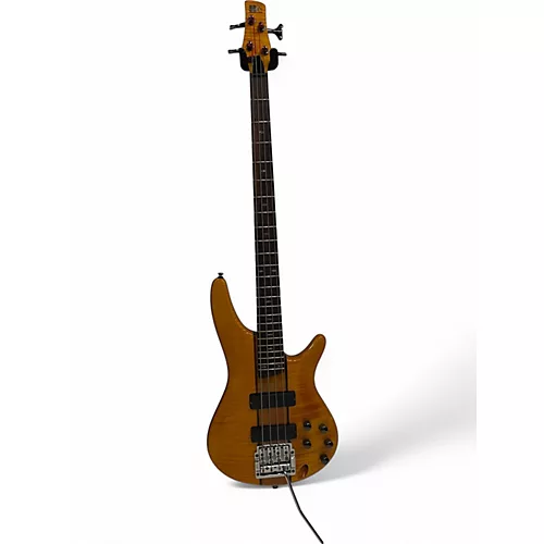 Used Ibanez SR700 Amber Electric Bass Guitar Amber