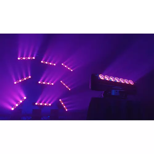 Blizzard LOOP Moving-head RGBW LED Linear Multi-beam Effect with LED Rings