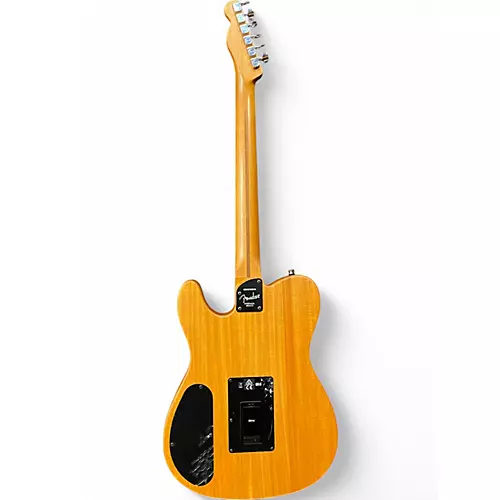 Used 2021 Fender Acoustasonic Player Telecaster Natural Acoustic Electric Guitar Natural