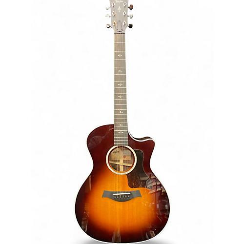 Used Taylor 414CE V-Class Sunburst Acoustic Electric Guitar Sunburst