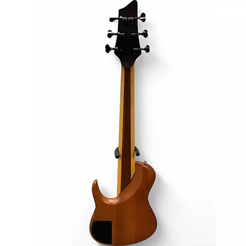 Used D'mark Omega 6  Spalted Exotic Brazillian Electric Bass Guitar Spalted Exotic Brazillian