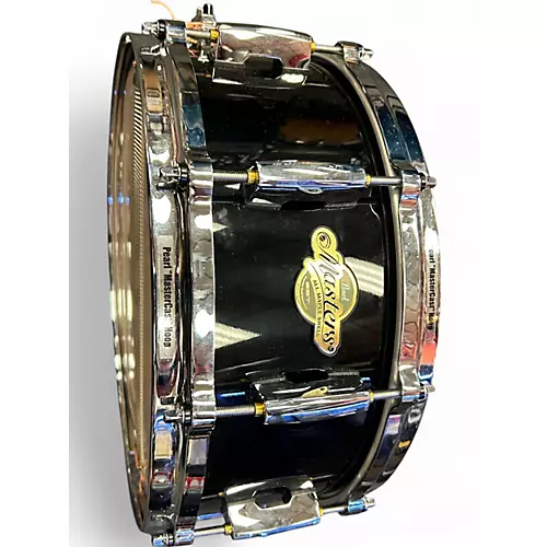Used Pearl 14X6.5 Masters MCX Series Snare Piano Black Drum Piano Black 213