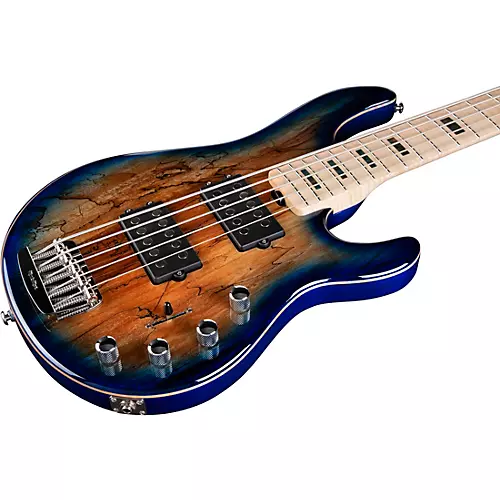 Ernie Ball Music Man BFR StingRay Special 5 Electric Bass Guitar Paua Blue Burst