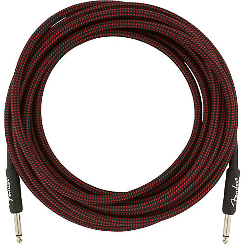 Fender Professional Series Straight to Straight Instrument Cable 10 ft. Red Tweed