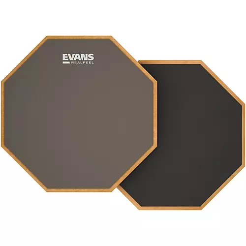 EVANS RealFeel 2-Sided Speed and Workout Drum Pad Gray 12 in.