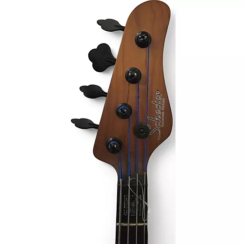 Used Schecter Guitar Research MODEL T EXOTIC Natural Electric Bass Guitar Natural
