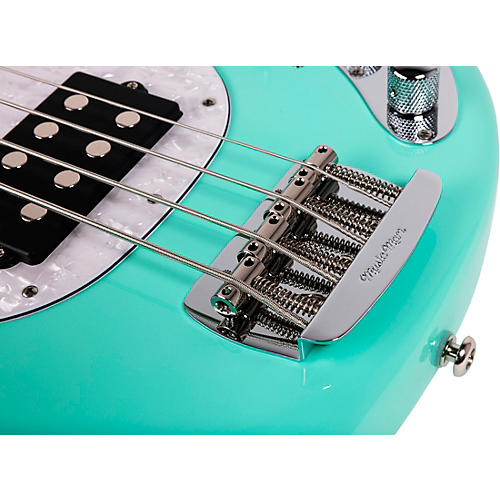 Ernie Ball Music Man StingRay Special HH Electric Bass Guitar Black and Chrome