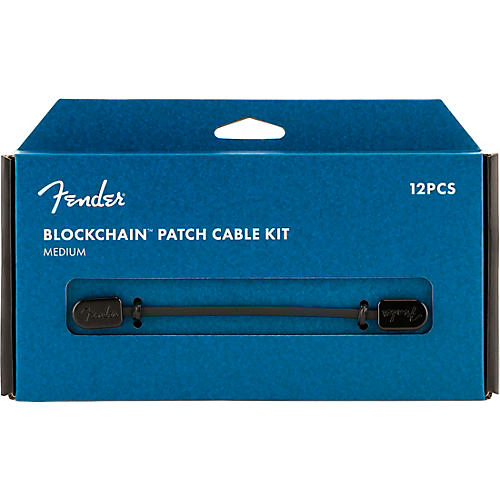 Fender Blockchain Patch Cable Kit Medium Black