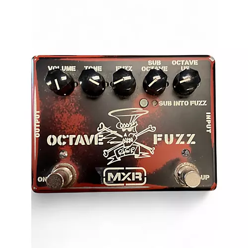 Used MXR SLASH OCTAVE FUZZ Effect Pedal