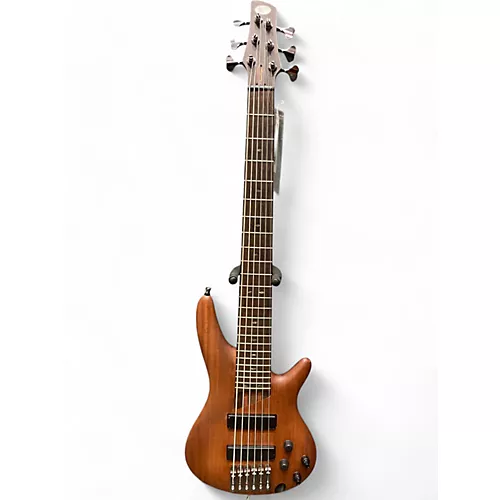 Used Ibanez SR5006 Natural Electric Bass Guitar Natural
