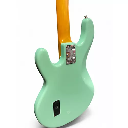 Used Ernie Ball Music Man Sterling 4 String Turquoise Electric Bass Guitar Turquoise
