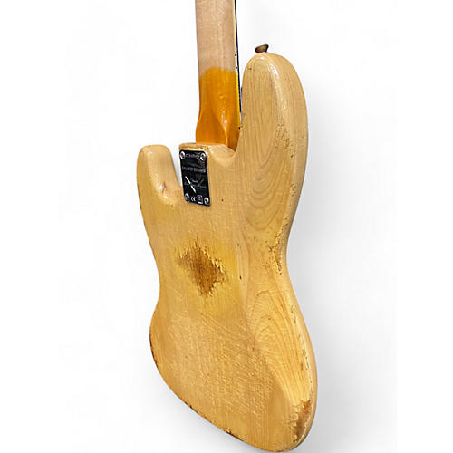 Used Fender CUSTOM JAZZ BASS LIMITED Natural Electric Bass Guitar Natural