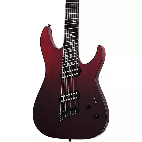 Schecter Guitar Research Reaper-7-String Elite Multiscale Electric Guitar Blood Burst