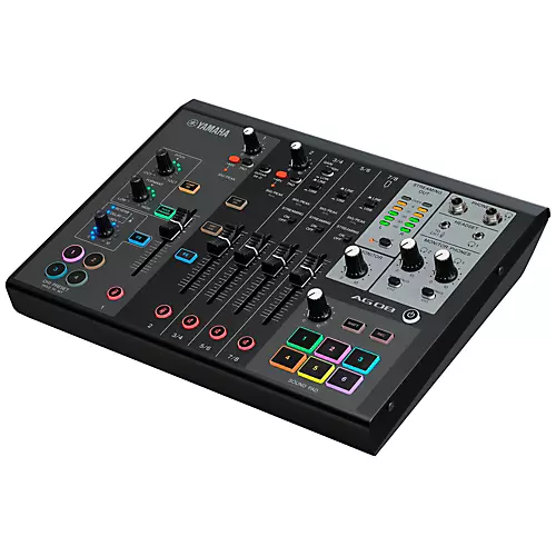 Yamaha AG08 8-Channel Mixer/USB Interface for Mac/PC Black