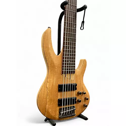 Used ESP LTD B206SM 6 String Natural Electric Bass Guitar Natural