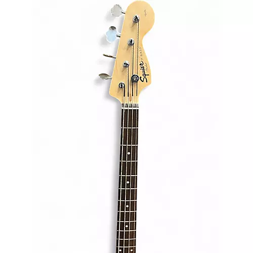 Used Squier Precision Bass Black Electric Bass Guitar Black