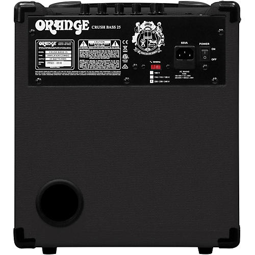 Orange Amplifiers Crush Bass 25 25W Bass Combo Amplifier Orange