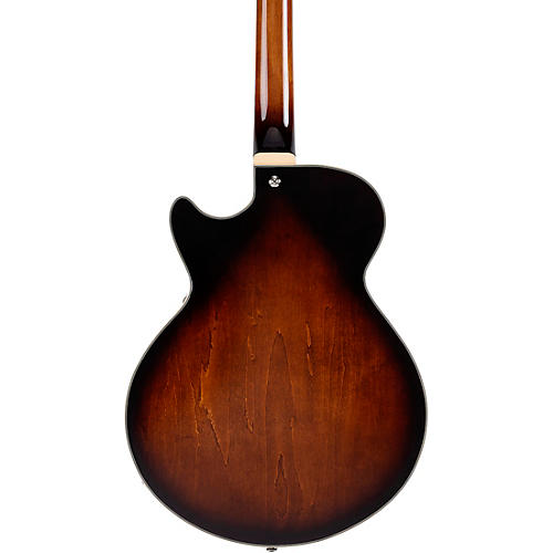 D'Angelico Premier SS Semi-Hollow Electric Guitar With Stopbar Tailpiece Brown Burst