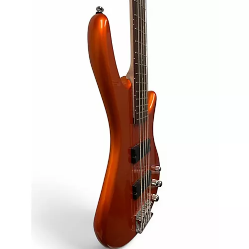 Used Ibanez GSR205 5 String Orange Electric Bass Guitar Orange