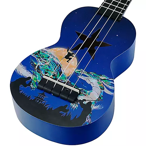 Mahalo Art Series Soprano Ukulele With Bag Tiki Motif