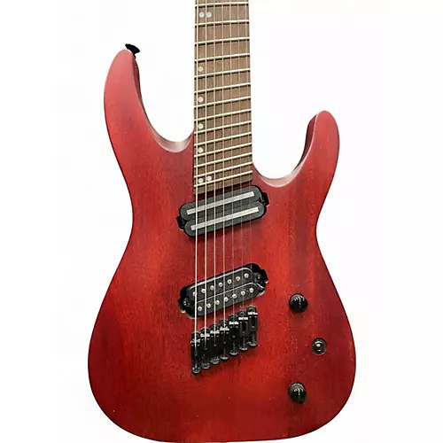 Used Jackson DKAF7 Trans Red Solid Body Electric Guitar Trans Red