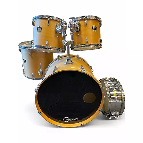 Used Yamaha 5 Piece Stage Custom Natural Drum Kit Natural