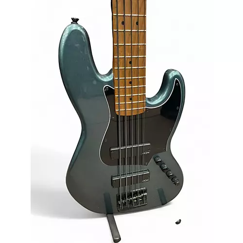 Used Squier CONT ACT J BASS HH V Green Mint Metallic Electric Bass Guitar Green Mint Metallic
